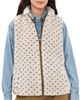 Marea Marea Sherpa Vest Ivory/Blue Birdseye - 1