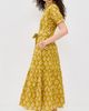 Marea Marea Short Sleeve Shirt Dress Chartreuse Daffodil - 4