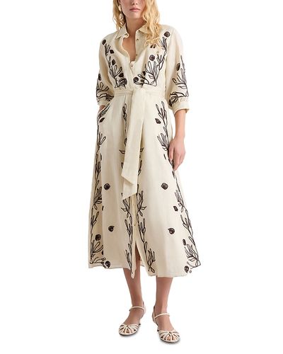 Marella Marella Banda Embroidered Linen Dress