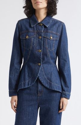 MARELLA MARELLA Cotton Peplum Jacket