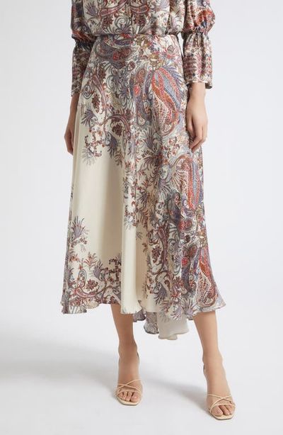 MARELLA MARELLA Decano Paisley Midi Skirt