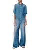 Marella Marella Denim Look Puffed Sleeve Shirt - 2