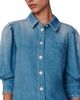 Marella Marella Denim Look Puffed Sleeve Shirt - 4