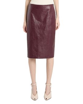 Marella Marella Mllbiada Faux Leather Skirt
