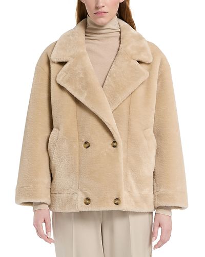Marella Marella Mllcomma Faux Fur Coat