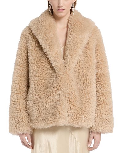 Marella Marella Mllcosetta Faux Fur Coat