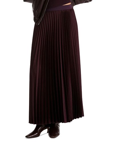 Marella Marella Mllesodo Pleated Satin Skirt