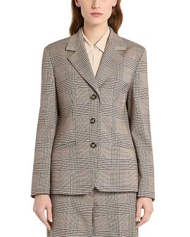 Marella Marella Mllginseng Glen Plaid Blazer