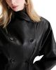 Marella Marella Mlltessile Leather Jacket - 3