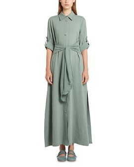 Marella Marella Mlmmacina Tie Front Shirt Dress