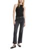 Marella Marella Mlsfcrop Straight Frayed Hen Jeans in Black - 2