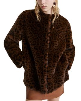 Marella Marella Mlsmacro Faux Fur Jacket
