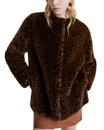 Marella Marella Mlsmacro Faux Fur Jacket
