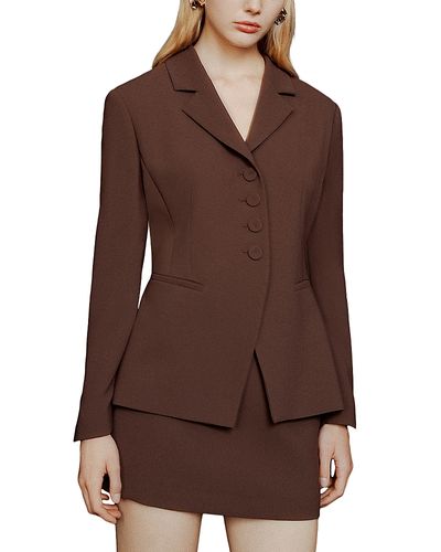 Marella Marella Notched Collar Contoured Blazer