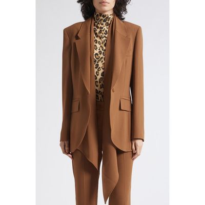 MARELLA MARELLA Peak Lapel Structured Blazer