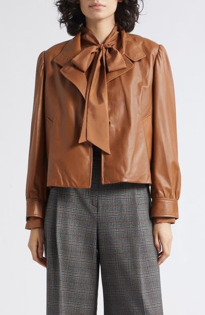 MARELLA MARELLA Saletta Leather Jacket
