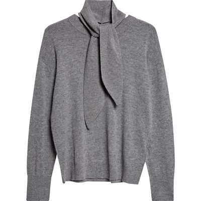 MARELLA MARELLA Wool & Cashmere Scarf Neck Sweater