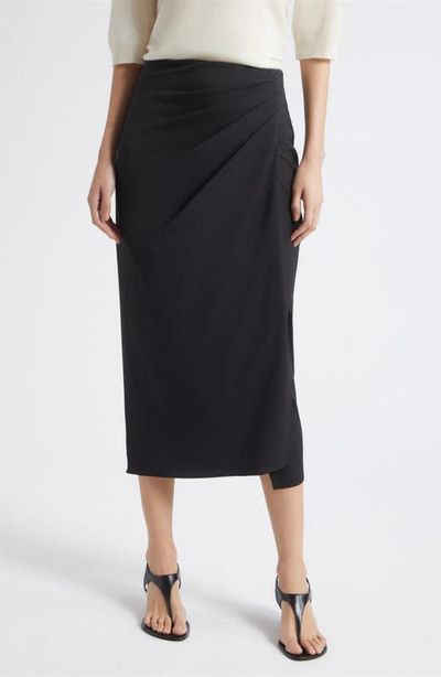 MARELLA MARELLA Zampa Virgin Wool Midi Skirt