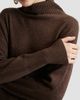 Marella Women's Cashmere Blend Mock Polo Neck Jumper with Silk Sash - 6
