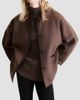 Marella Women's Double Sided Wool Cape - 3