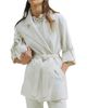 Marella Women's Drawstring Duster Coat - 3