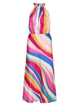 Marella Women's Long Silk Twill Dress