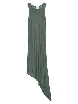 Marella Women's Open Knit Asymmetrical Dress