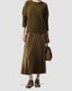Marella Women's Pleated Satin Skirt - 2