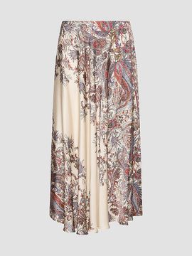 Marella Women's Printed Satin Skirt