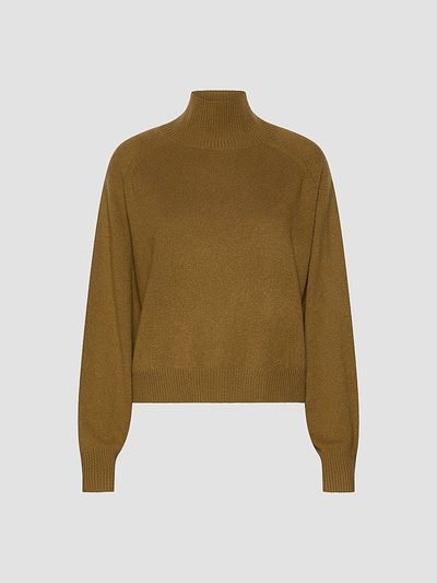 Marella Women's Pure Cashmere Mock Polo Neck Jumper