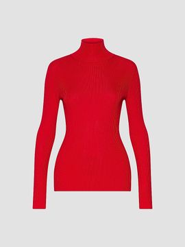 Marella Women's Slim Fit Polo Neck Jumper