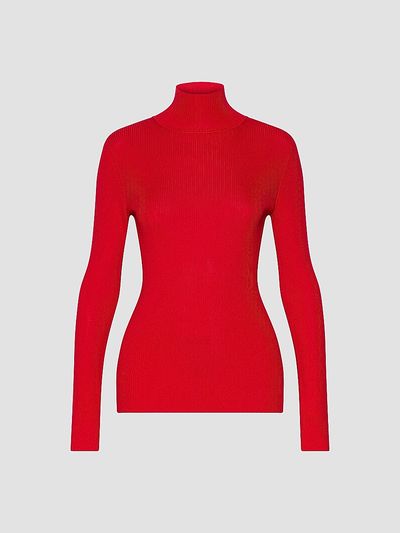 Marella Women's Slim Fit Polo Neck Jumper