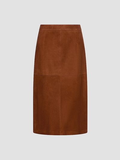 Marella Women's Suede Pencil Skirt