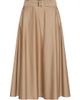 Marella Women's Water Repellent Stretch Cotton Satin Skirt - 6