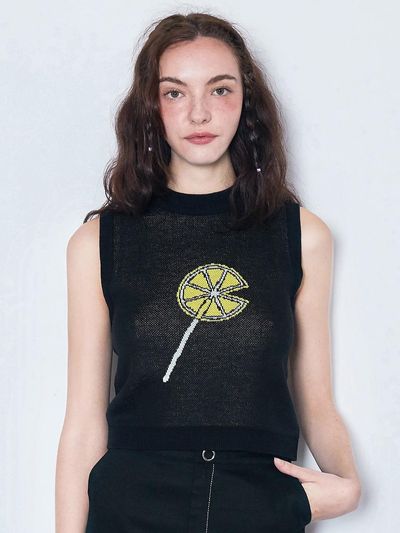 margarin fingers Candy Knit Vest