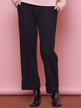 margarin fingers Cuffed Pants (Navy)