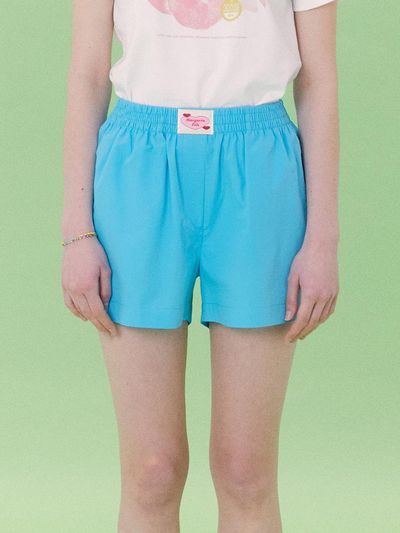 margarin fingers Love Punch Shorts - Blue