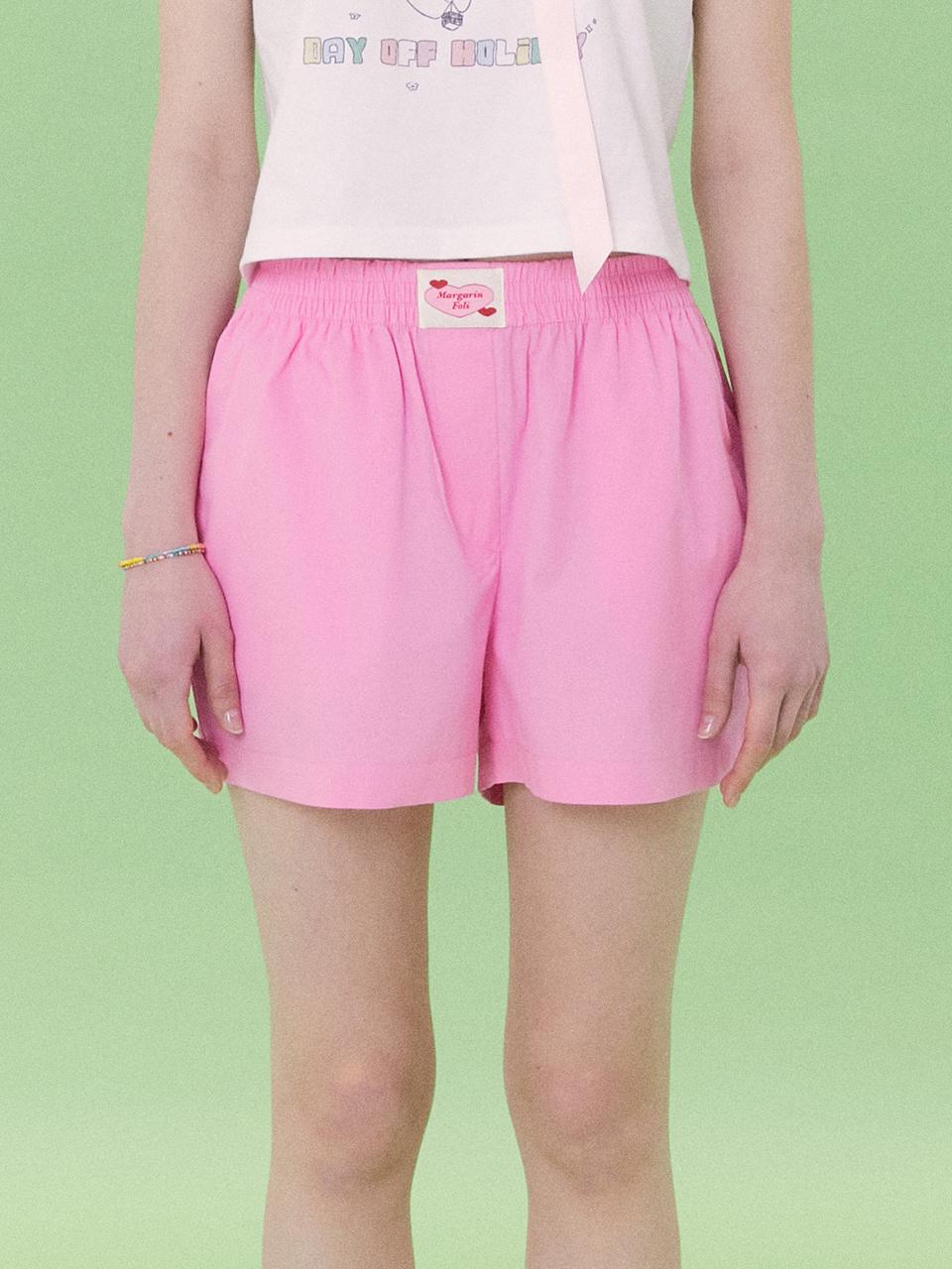 margarin fingers Love Punch Shorts - Pink