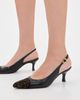 Margaux Margaux The Colette Shoes Black Nappa/Chocolate Cheetah - 3
