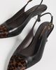 Margaux Margaux The Colette Shoes Black Nappa/Chocolate Cheetah - 5