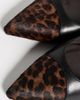 Margaux Margaux The Colette Shoes Black Nappa/Chocolate Cheetah - 6
