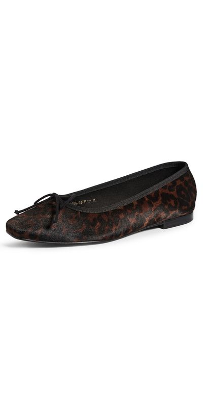 Margaux Margaux The Fonteyn Flats Chocolate Leopard Haircalf