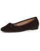 Margaux Margaux The Fonteyn Flats Espresso Suede - 1