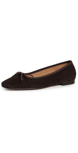 Margaux Margaux The Fonteyn Flats Espresso Suede