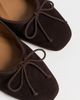 Margaux Margaux The Fonteyn Flats Espresso Suede - 6
