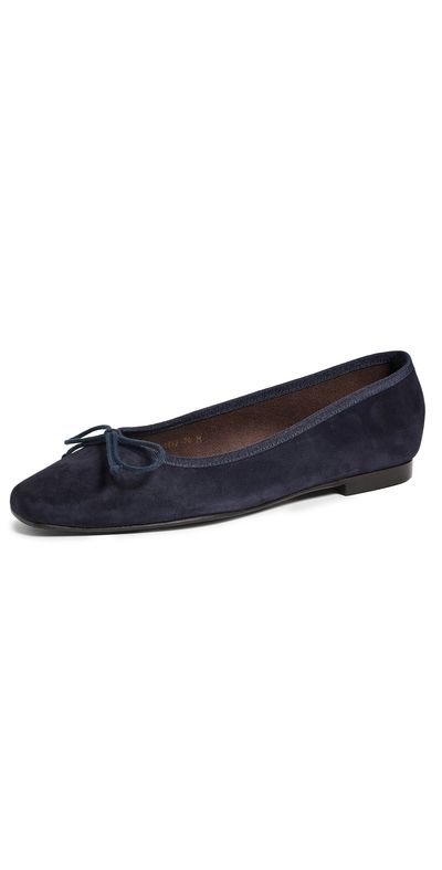Margaux Margaux The Fonteyn Flats Indigo Suede