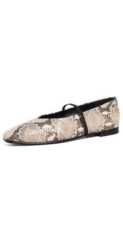 Margaux Margaux The Phoebe Flats Natural Python Embossed