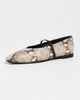 Margaux Margaux The Phoebe Flats Natural Python Embossed - 2