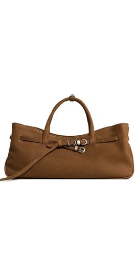 Marge Sherwood Marge Sherwood Grandma Used Shoulder Bag Chestnut Nubuck One
