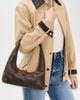 Marge Sherwood Marge Sherwood Hobo Shoulder Bag Washed Brown Pull-Up One - 3